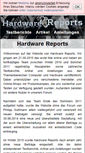 Mobile Screenshot of hardwarereports.de